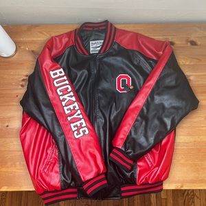 Red OSU bomber jacket